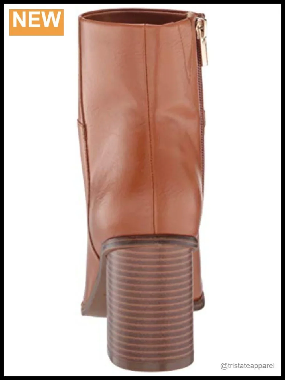 The Drop Ibita Ankle Boots Women's Square Toe Block Heel Side Zip Bootie 3 inch